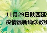 11月29日陕西延安疫情累计确诊人数及延安疫情最新确诊数统计