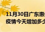 11月30日广东惠州疫情最新消息数据及惠州疫情今天增加多少例