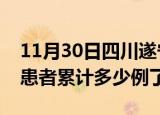 11月30日四川遂宁今日疫情通报及遂宁疫情患者累计多少例了