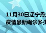 11月30日辽宁丹东今天疫情最新情况及丹东疫情最新确诊多少例