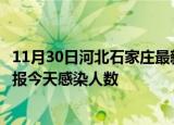 11月30日河北石家庄最新疫情情况数量及石家庄疫情最新通报今天感染人数