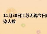 11月30日江苏无锡今日疫情数据及无锡疫情最新通报今天感染人数
