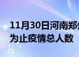 11月30日河南郑州累计疫情数据及郑州目前为止疫情总人数