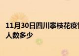11月30日四川攀枝花疫情新增多少例及攀枝花新冠疫情累计人数多少
