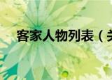 客家人物列表（关于客家人物列表介绍）