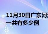 11月30日广东河源疫情最新情况及河源疫情一共有多少例