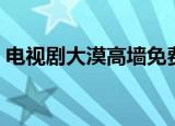 电视剧大漠高墙免费观看（电视剧大漠高墙）