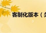 客制化版本（关于客制化版本介绍）