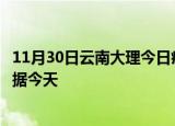 11月30日云南大理今日疫情最新报告及大理疫情最新实时数据今天