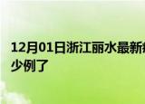 12月01日浙江丽水最新疫情确诊人数及丽水疫情患者累计多少例了