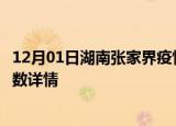 12月01日湖南张家界疫情新增病例数及张家界疫情最新确诊数详情