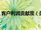 客户利润贡献度（关于客户利润贡献度介绍）