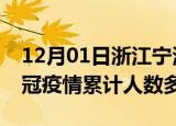 12月01日浙江宁波疫情新增多少例及宁波新冠疫情累计人数多少