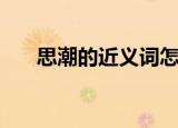 思潮的近义词怎么写（思潮的近义词）