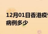 12月01日香港疫情情况数据及香港疫情现有病例多少