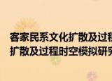 客家民系文化扩散及过程时空模拟研究（关于客家民系文化扩散及过程时空模拟研究介绍）