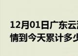12月01日广东云浮疫情新增病例数及云浮疫情到今天累计多少例