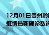 12月01日贵州黔西南疫情动态实时及黔西南疫情最新确诊数详情