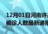 12月01日河南许昌今日疫情数据及许昌疫情确诊人数最新通报