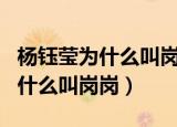 杨钰莹为什么叫岗岗?她老公是谁?（杨钰莹为什么叫岗岗）
