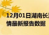 12月01日湖南长沙疫情最新确诊数及长沙疫情最新报告数据