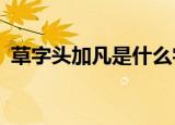 草字头加凡是什么字怎么读?（草字头加凡）