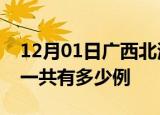 12月01日广西北海疫情最新情况及北海疫情一共有多少例