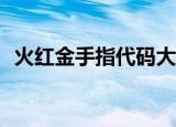 火红金手指代码大全v3（火红金手指代码）