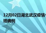 12月02日湖北武汉疫情今日数据及武汉疫情最新消息今天新增病例