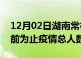12月02日湖南常德疫情今天多少例及常德目前为止疫情总人数