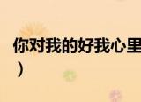 你对我的好我心里都知道的句子（你对我的好）