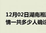 12月02日湖南湘潭目前疫情是怎样及湘潭疫情一共多少人确诊了