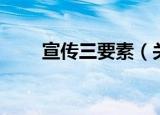 宣传三要素（关于宣传三要素介绍）