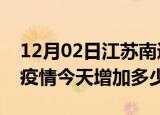 12月02日江苏南通疫情最新消息数据及南通疫情今天增加多少例
