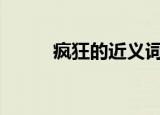 疯狂的近义词...（疯狂的近义词）