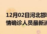 12月02日河北邯郸目前疫情怎么样及邯郸疫情确诊人员最新消息