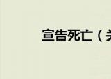 宣告死亡（关于宣告死亡介绍）