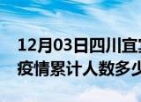 12月03日四川宜宾疫情动态实时及宜宾新冠疫情累计人数多少