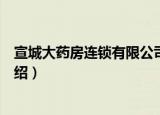 宣城大药房连锁有限公司（关于宣城大药房连锁有限公司介绍）