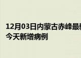 12月03日内蒙古赤峰最新疫情情况数量及赤峰疫情最新消息今天新增病例