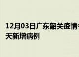 12月03日广东韶关疫情今日最新情况及韶关疫情最新消息今天新增病例