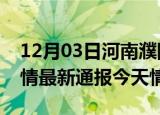 12月03日河南濮阳疫情今天多少例及濮阳疫情最新通报今天情况