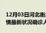 12月03日河北衡水疫情累计多少例及衡水疫情最新状况确诊人数