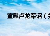 宣慰卢龙军诏（关于宣慰卢龙军诏介绍）
