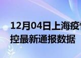 12月04日上海疫情最新通报表及上海疫情防控最新通报数据