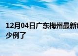 12月04日广东梅州最新疫情确诊人数及梅州疫情患者累计多少例了