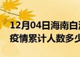 12月04日海南白沙疫情动态实时及白沙新冠疫情累计人数多少