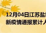 12月04日江苏盐城目前疫情是怎样及盐城最新疫情通报累计人数