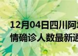 12月04日四川阿坝疫情新增多少例及阿坝疫情确诊人数最新通报