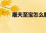 屠夫至宝怎么解锁款式（屠夫至宝）